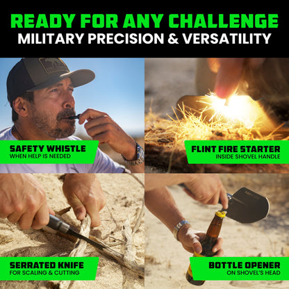 Rhino USA Ultimate Survival Shovel