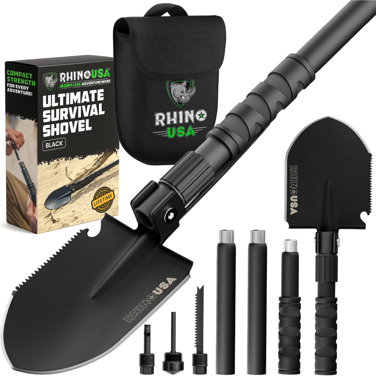 Rhino USA Ultimate Survival Shovel