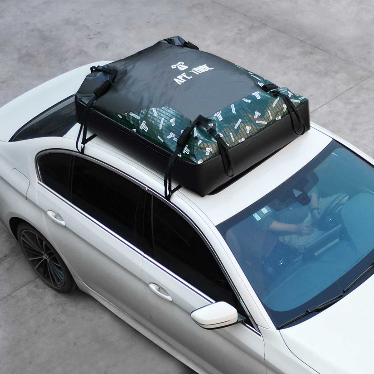 TACMOLLE 21 Cubic Feet Car Rooftop Cargo Carrier Bag