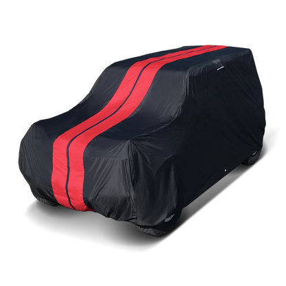 iCarCover Suzuki Sidekick Black Red Pro Series SUV Cover