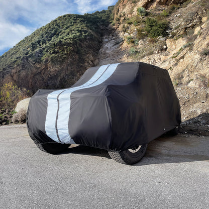 iCarCover Suzuki Sidekick Black Gray Pro Series SUV Cover
