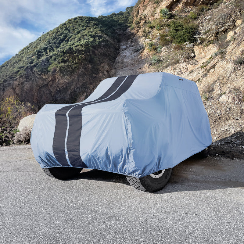 iCarCover Suzuki Sidekick Gray Black Pro Series SUV Cover