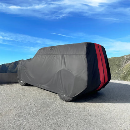 iCarCover Suzuki Sidekick Black Red Pro Series SUV Cover