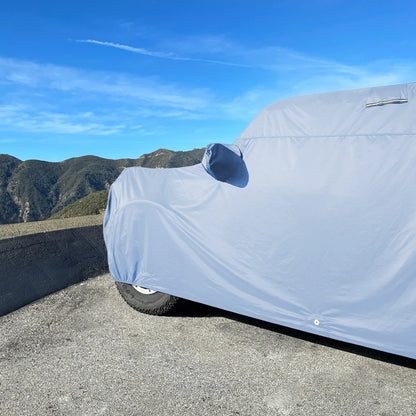 iCarCover Toyota Sequoia Gray Black Pro Series SUV Cover