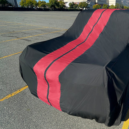 iCarCover Suzuki Sidekick Black Red Pro Series SUV Cover