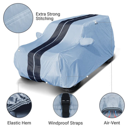 iCarCover Toyota Sequoia Gray Black Pro Series SUV Cover
