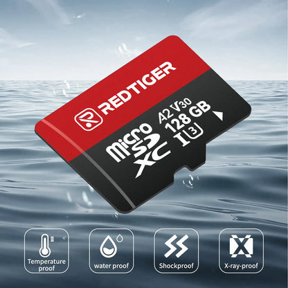 REDTIGER 128GB SD Card Class 10 U3 for REDTIGER All Dash Cam/Car Cameras Device/Dashcam