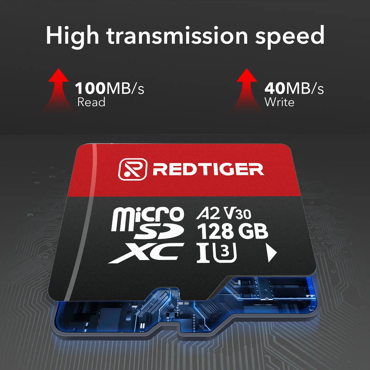 REDTIGER 128GB SD Card Class 10 U3 for REDTIGER All Dash Cam/Car Cameras Device/Dashcam