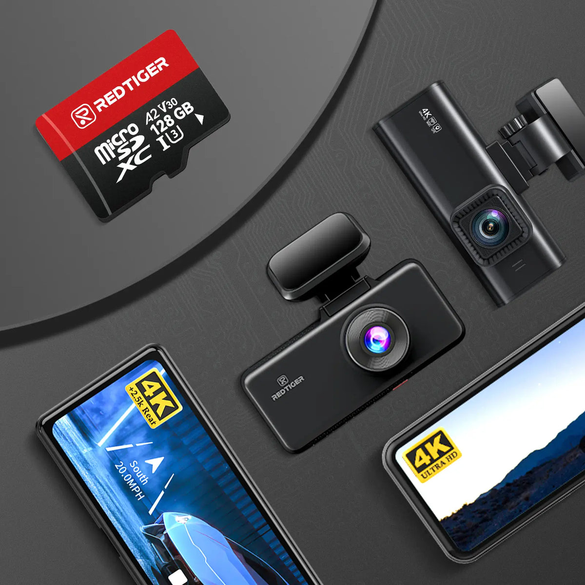 REDTIGER 128GB SD Card Class 10 U3 for REDTIGER All Dash Cam/Car Cameras Device/Dashcam