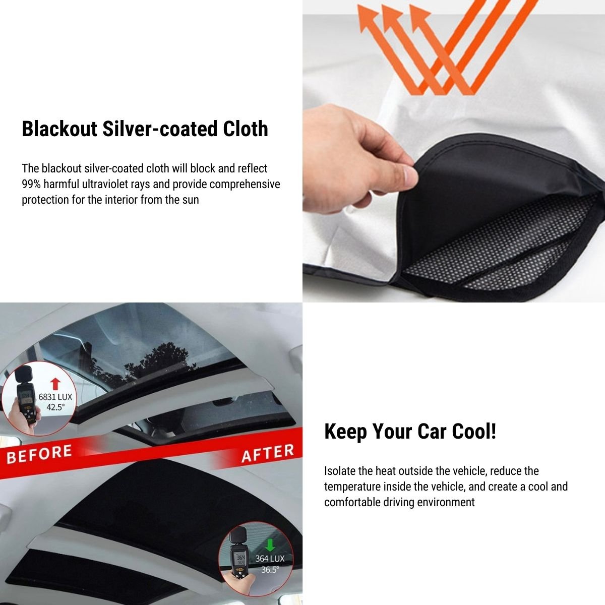 TESERY Sunshade for Tesla Model S