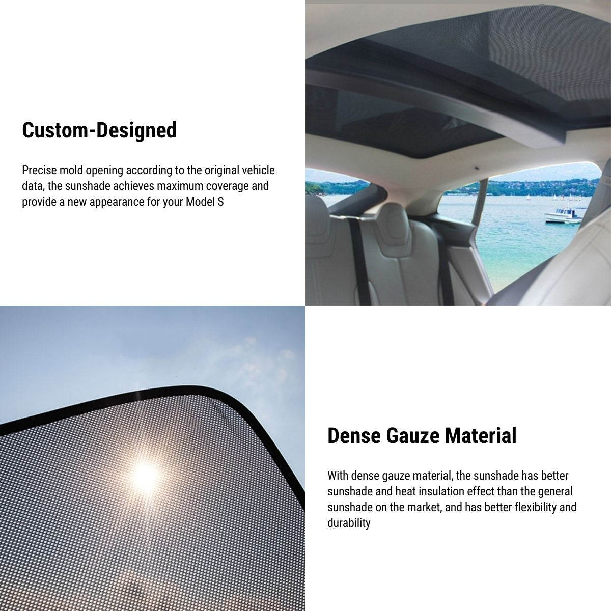 TESERY Sunshade for Tesla Model S