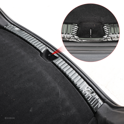 EVBASE Model Y Juniper Rear Trunk Sill Protector Stainless Steel Rear Bumper Guard