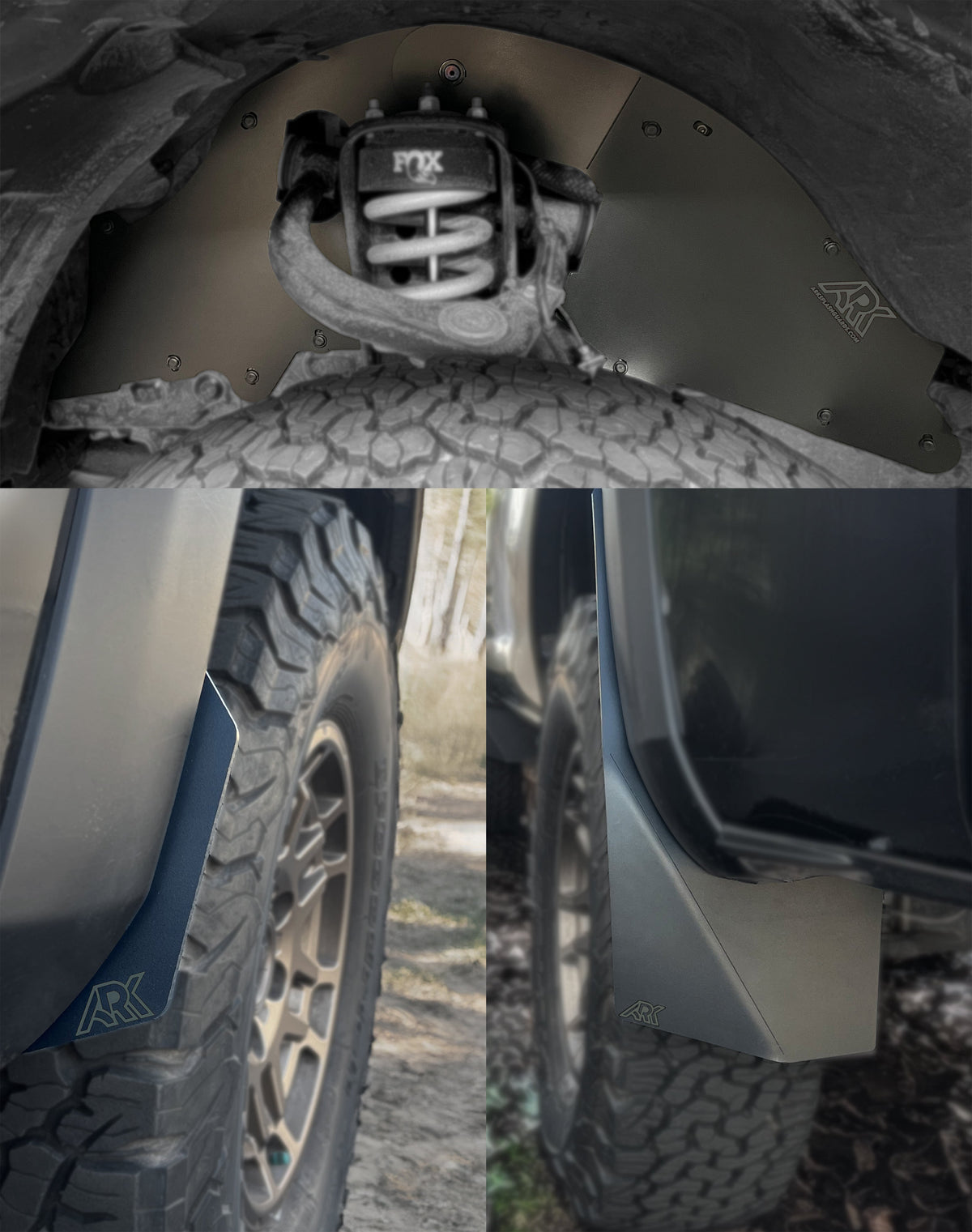 Ark Splash Guards ARK TriXpoly Splash Guards & Mudflap Micros For Tacoma (2016-2023)