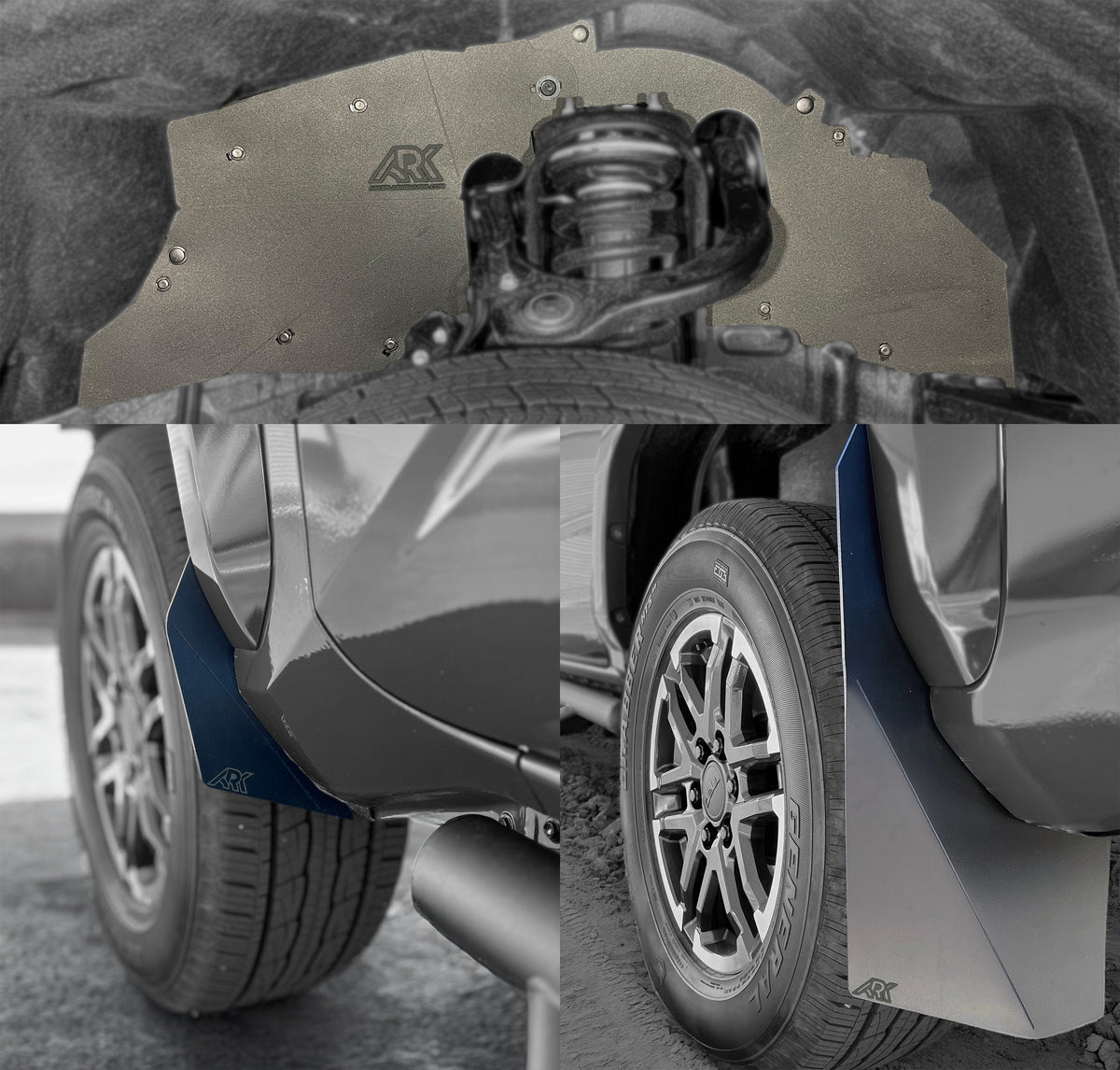 Ark Splash Guards ARK TriXpoly Splash Guards & Mudflap Micros For Tacoma (2024-Current)