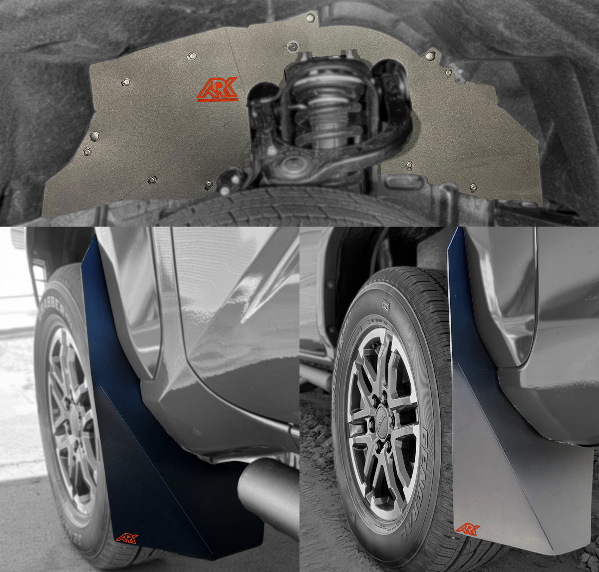 Ark Splash Guards ARK TriXpoly Splash Guards & Mudflap Micros For Tacoma (2024-Current)