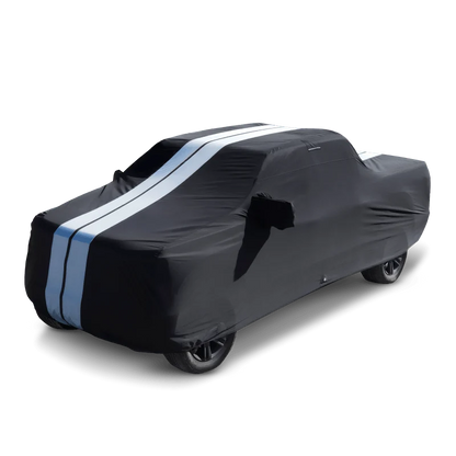 iCarCover Chevrolet Silverado 1500HD 2001-2006 Black Gray Pro Series Truck Cover