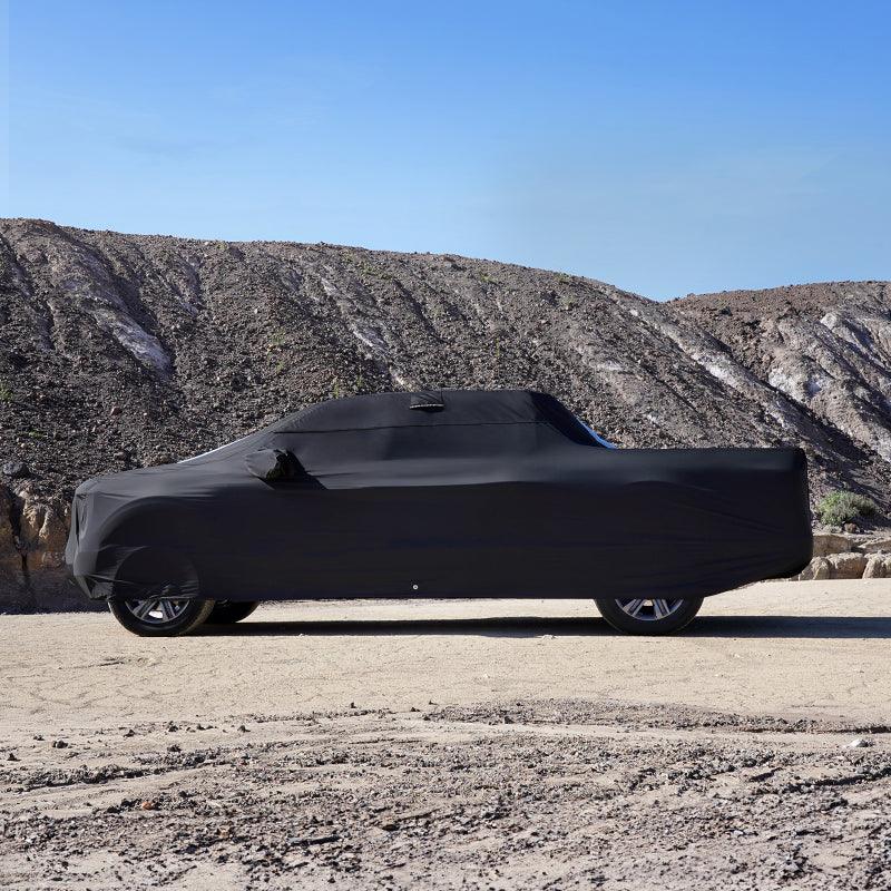 iCarCover Chevrolet Silverado 1500HD 2001-2006 Black Gray Pro Series Truck Cover