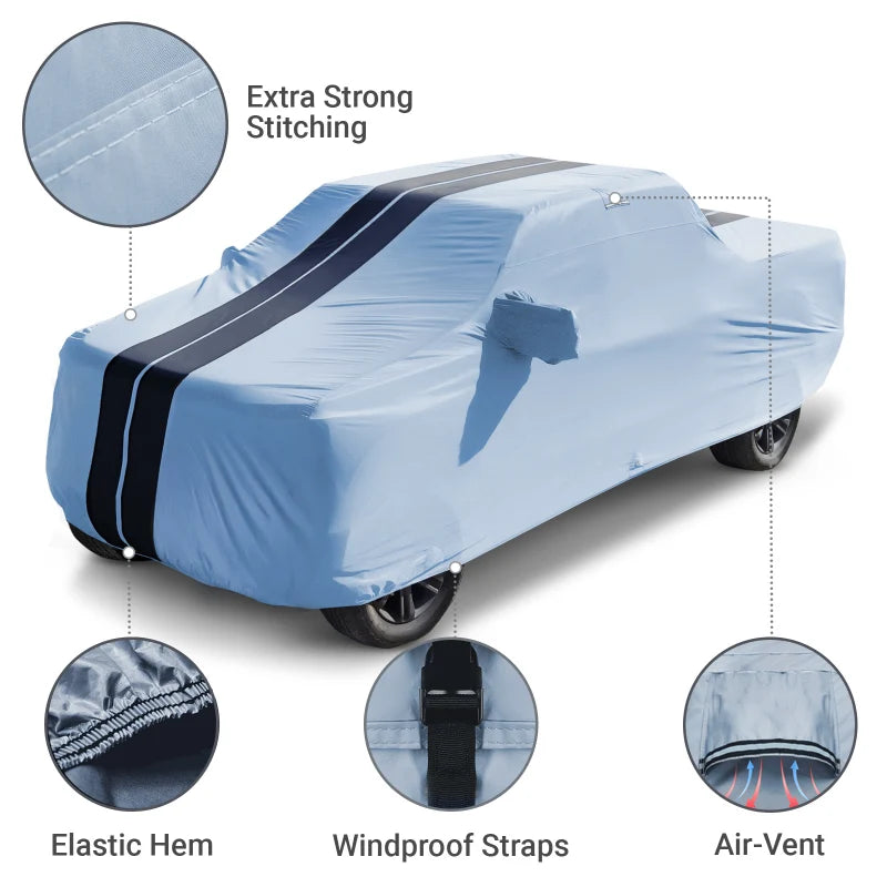 iCarCover Nissan D21 Truck 1986-1997 Gray Black Pro Series Truck Cover
