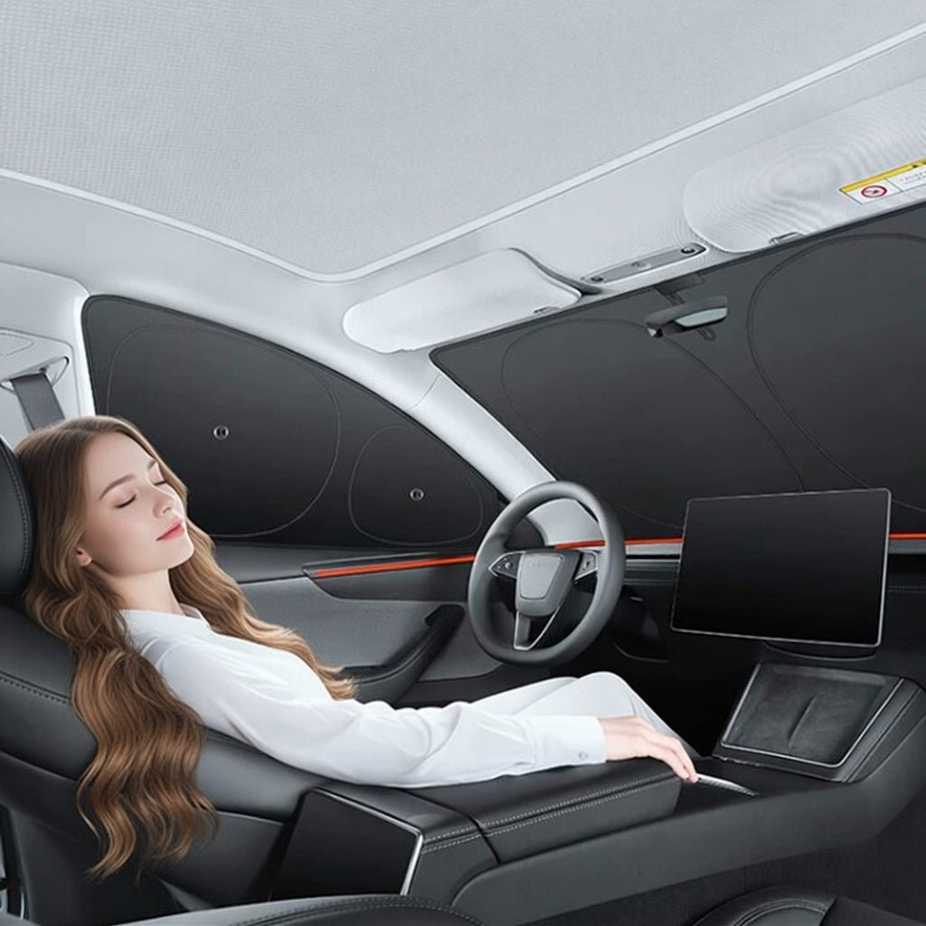 TESERY Full Car Sun Shade Set for Tesla Model YL 6-Seater