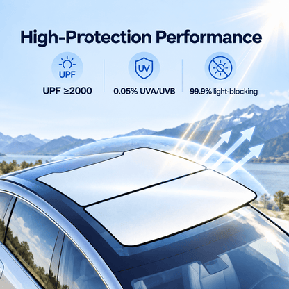 TESERY Glass Roof Sunshade for Model YL 6-Seater