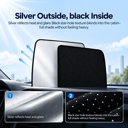 TESERY Glass Roof Sunshade for Model YL 6-Seater