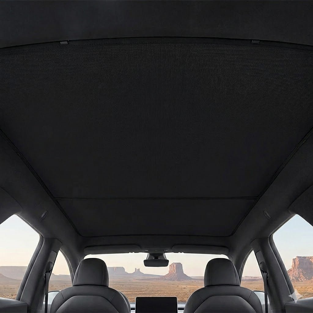 TESERY Glass Roof Sunshade for Tesla Model YL 6-Seater