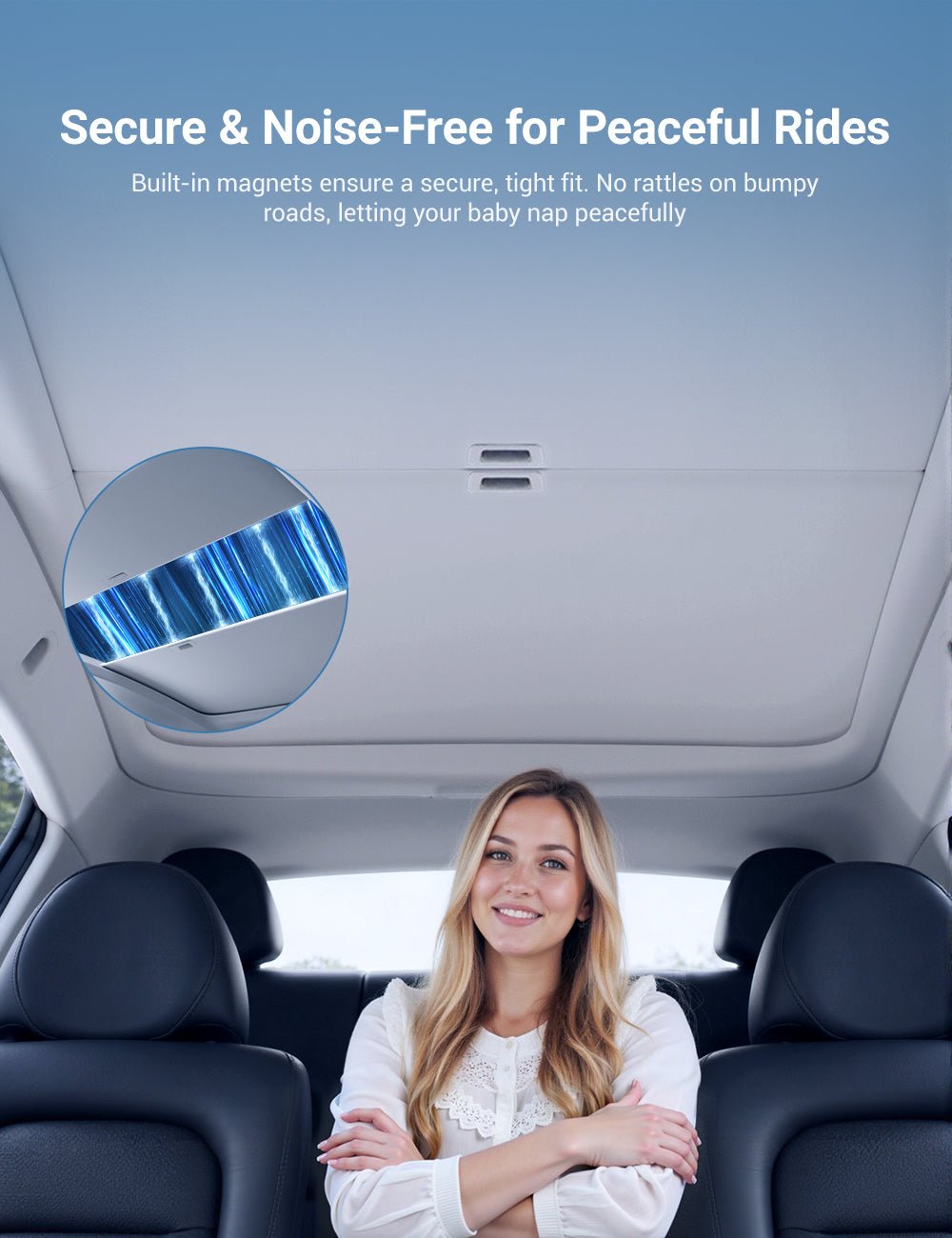 TESERY Retractable Sun Shade for Model Y Juniper