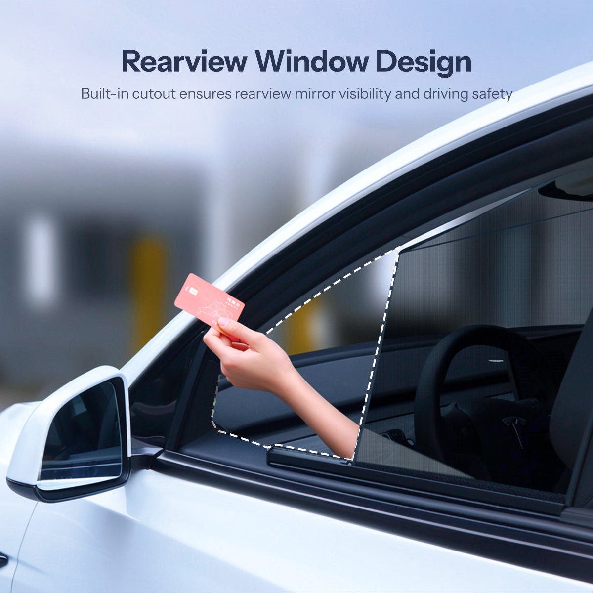 TESERY Retractable Window Sunshade for Model Y Juniper | Snap-on Install