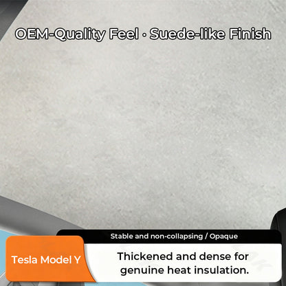 Yeslak Tesla Model Y Juniper 2026+ Silicone Electrostatic Roof Sunshade