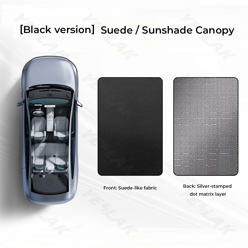 Yeslak Tesla Model Y Juniper 2026+ Silicone Electrostatic Roof Sunshade