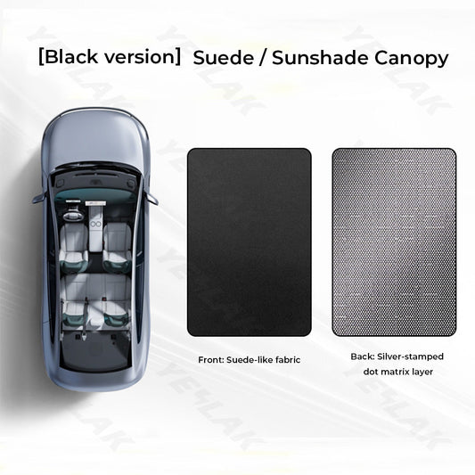 Yeslak Tesla Model Y Juniper 2026+ Silicone Electrostatic Roof Sunshade