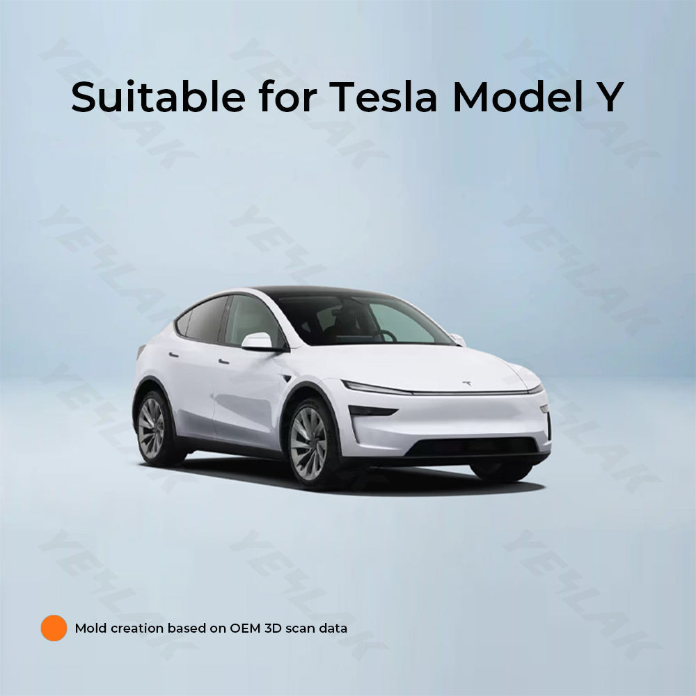 Yeslak Tesla Model Y Juniper 2026+ Silicone Electrostatic Roof Sunshade