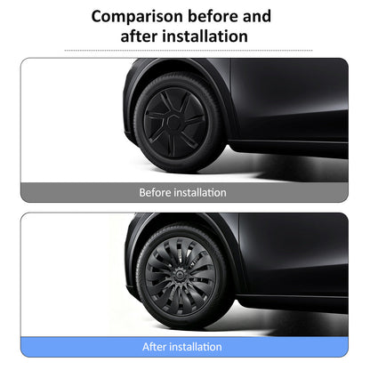 Yeslak 18" Turbine-Style Wheel Covers for 2026+ Tesla Model Y Standard – Aperture Wheels
