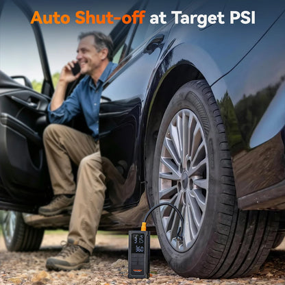 Portable Air Compressor Cordless Tire Inflator | WOLFBOX HyperFlow19
