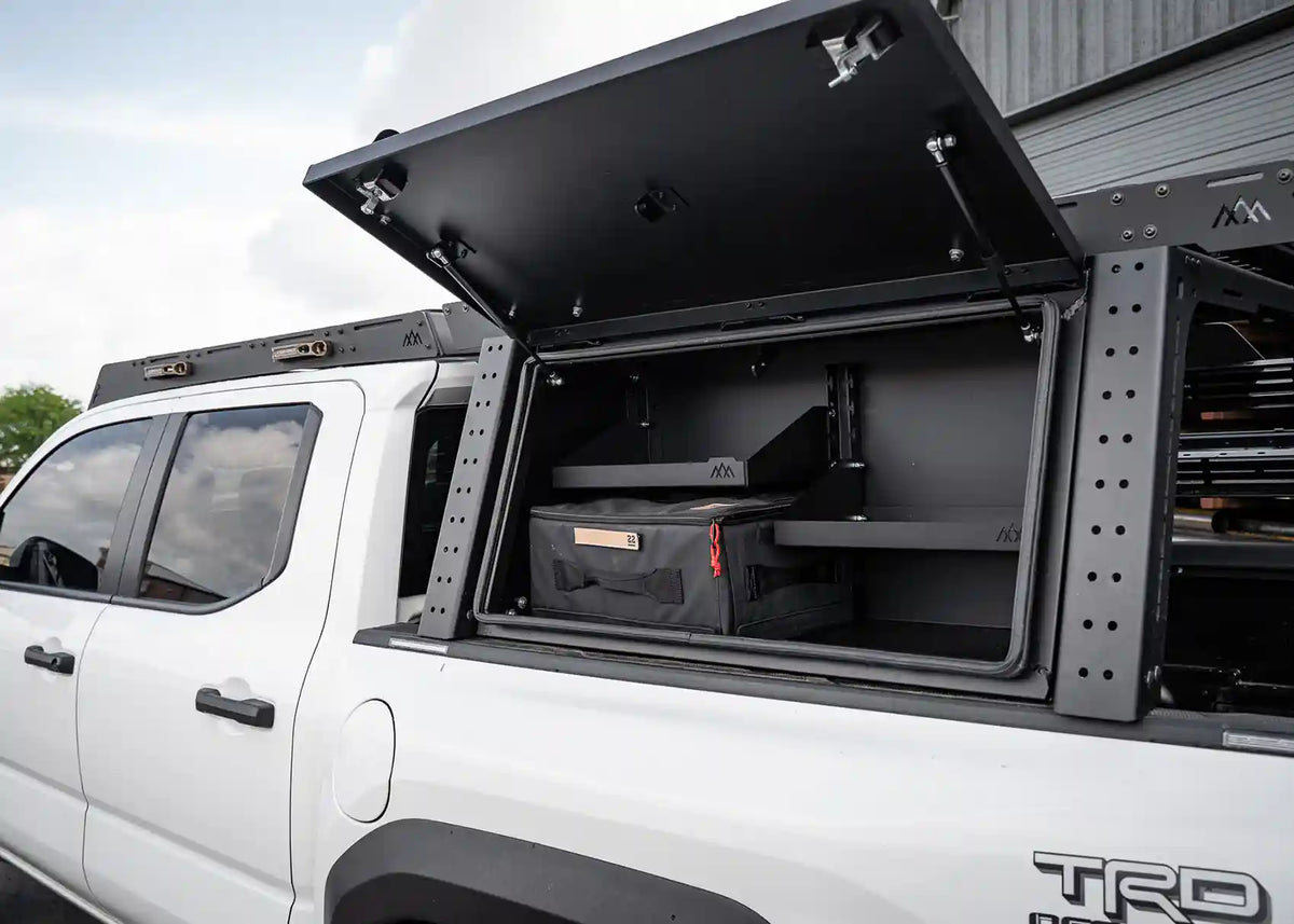 Backwoods Adventure Mods Backwoods Overland Bed Rack Storage Box For Tacoma