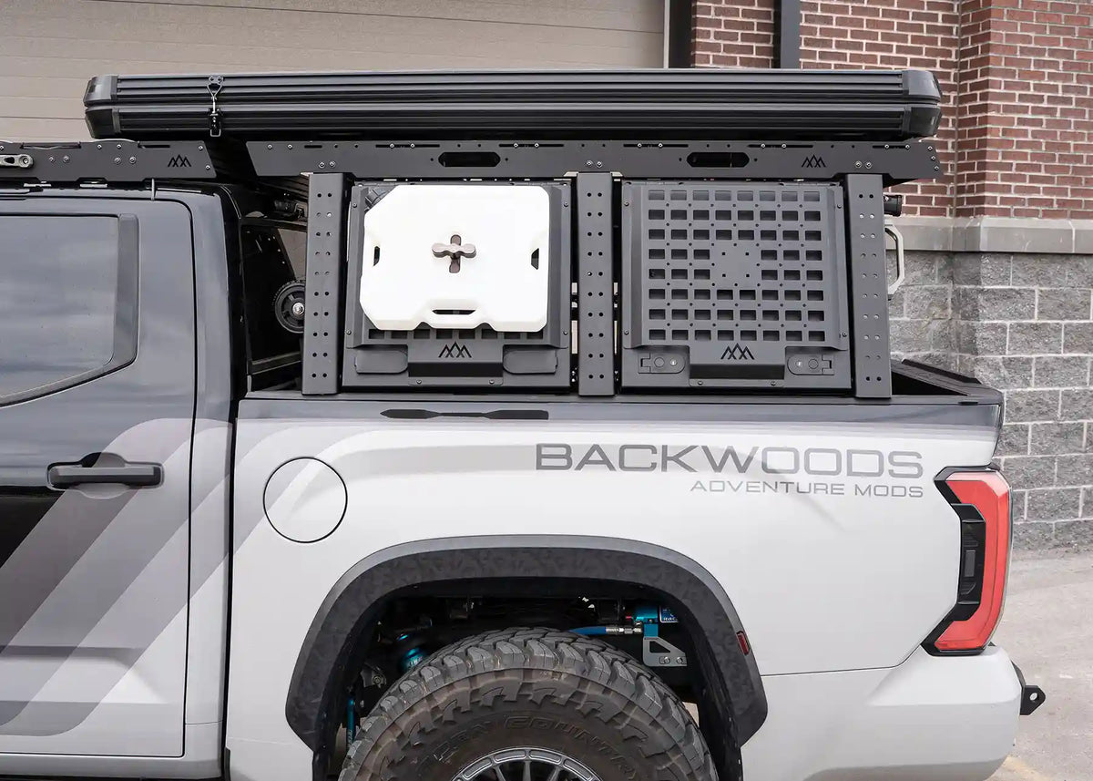 Backwoods Adventure Mods Backwoods Overland Bed Rack Storage Box For Tundra