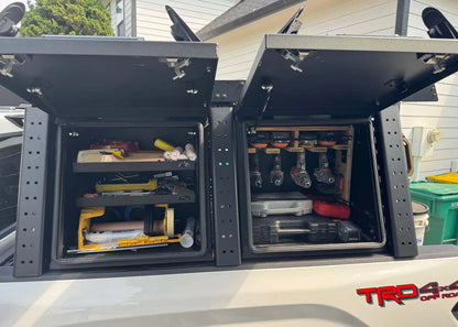 Backwoods Adventure Mods Backwoods Overland Bed Rack Storage Box For Tundra