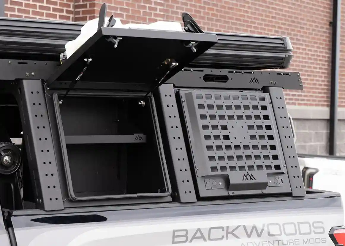 Backwoods Adventure Mods Backwoods Overland Bed Rack Storage Box For Tundra
