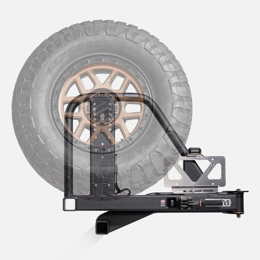 RIGd Supply RIG'd UltraSwing® Short-Fit Spare Tire Hitch Mount