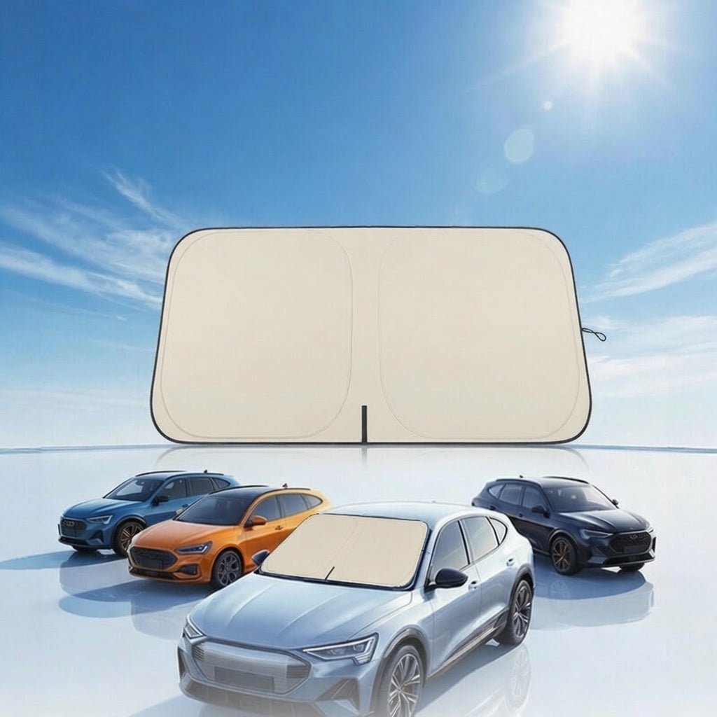 TESERY Universal Fit Windshield Sun Shade for Sedans & SUVs & Trucks