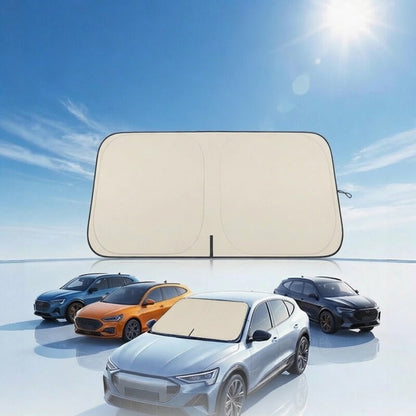 TESERY Universal Fit Windshield Sun Shade for Sedans & SUVs & Trucks