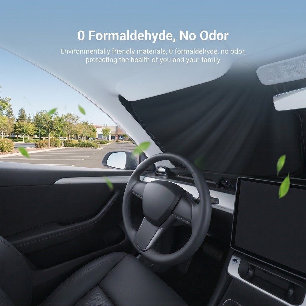 TESERY Universal Fit Windshield Sun Shade for Sedans & SUVs & Trucks