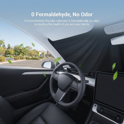 TESERY Universal Fit Windshield Sun Shade for Sedans & SUVs & Trucks