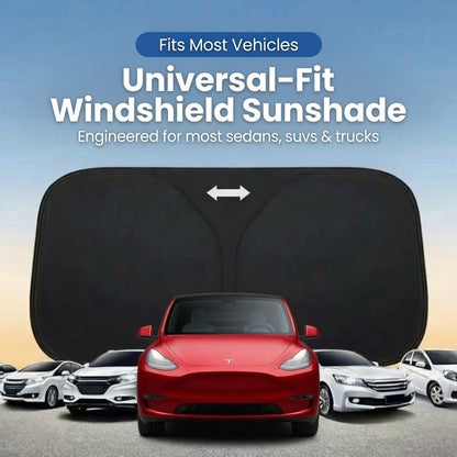 TESERY Universal Fit Windshield Sun Shade for Sedans & SUVs & Trucks