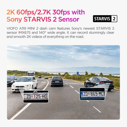 VIOFO A119 Mini 2 2K 60FPS Front Dash Cam - image 3