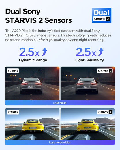 VIOFO A229 Plus 2CH 2K + 2K Dash Cam - image 3