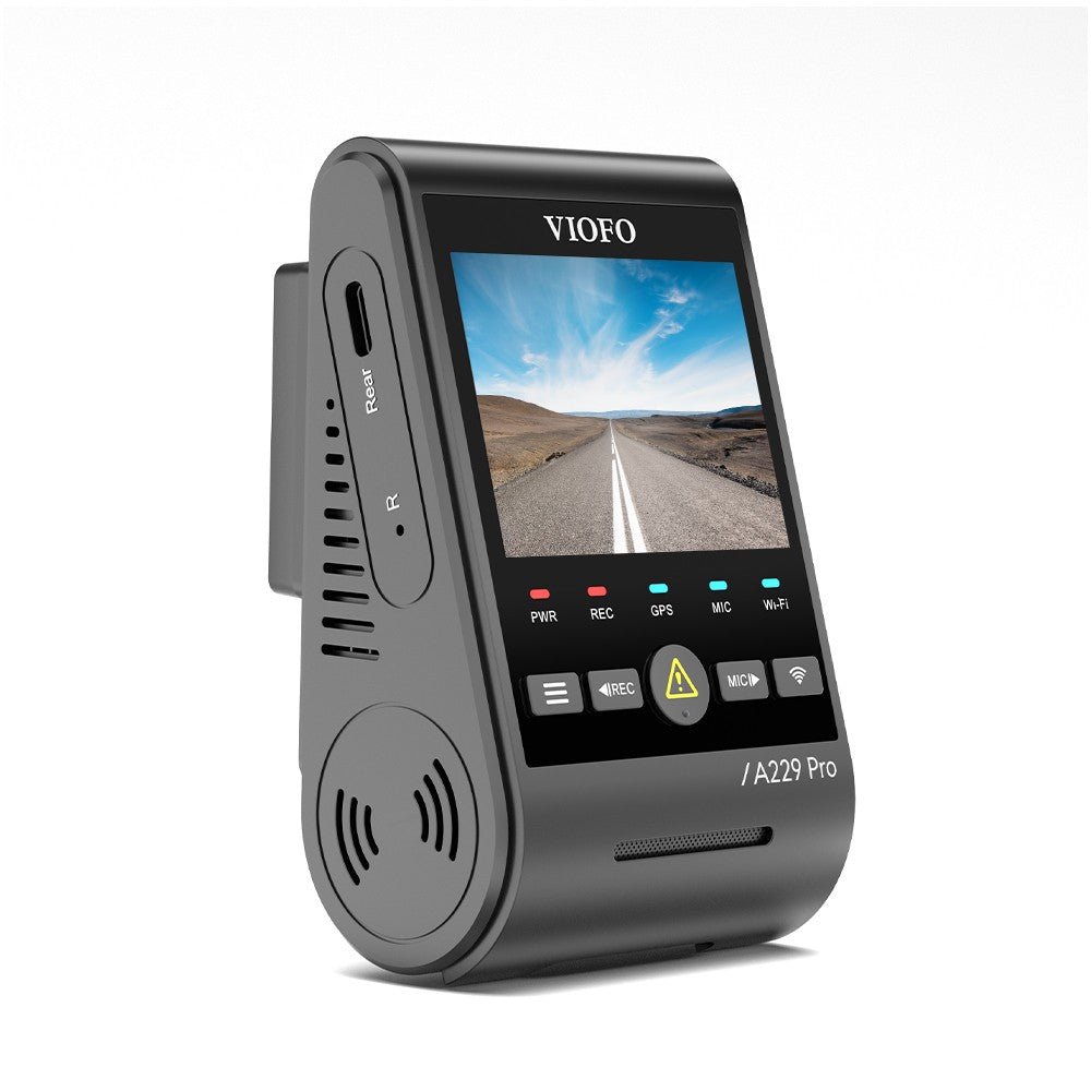 VIOFO A229 Pro 1CH 4K HDR Front Dash Cam with Sony STARVIS 2 IMX678 8MP Sensor Super Night Vision Voice Control 5GHz WiFi GPS