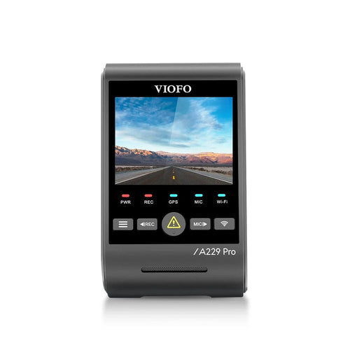 VIOFO A229 Pro 1CH 4K HDR Front Dash Cam with Sony STARVIS 2 IMX678 8MP Sensor Super Night Vision Voice Control 5GHz WiFi GPS