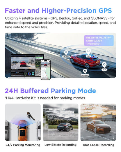 VIOFO A229 Pro 2CH 4K + 2K Dash Cam - image 6
