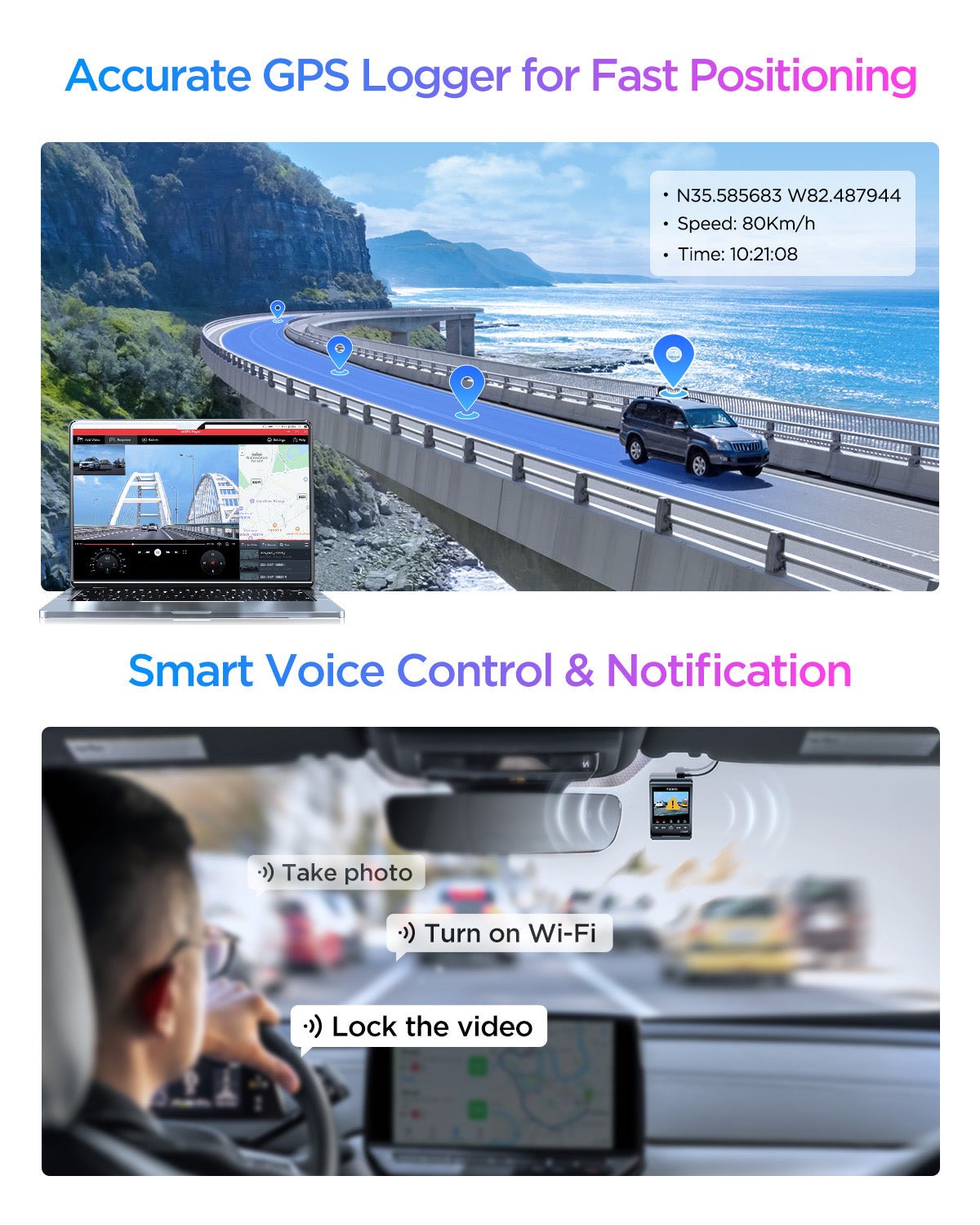 VIOFO A329S 2CH 4K 60FPS Dash Cam - image 8